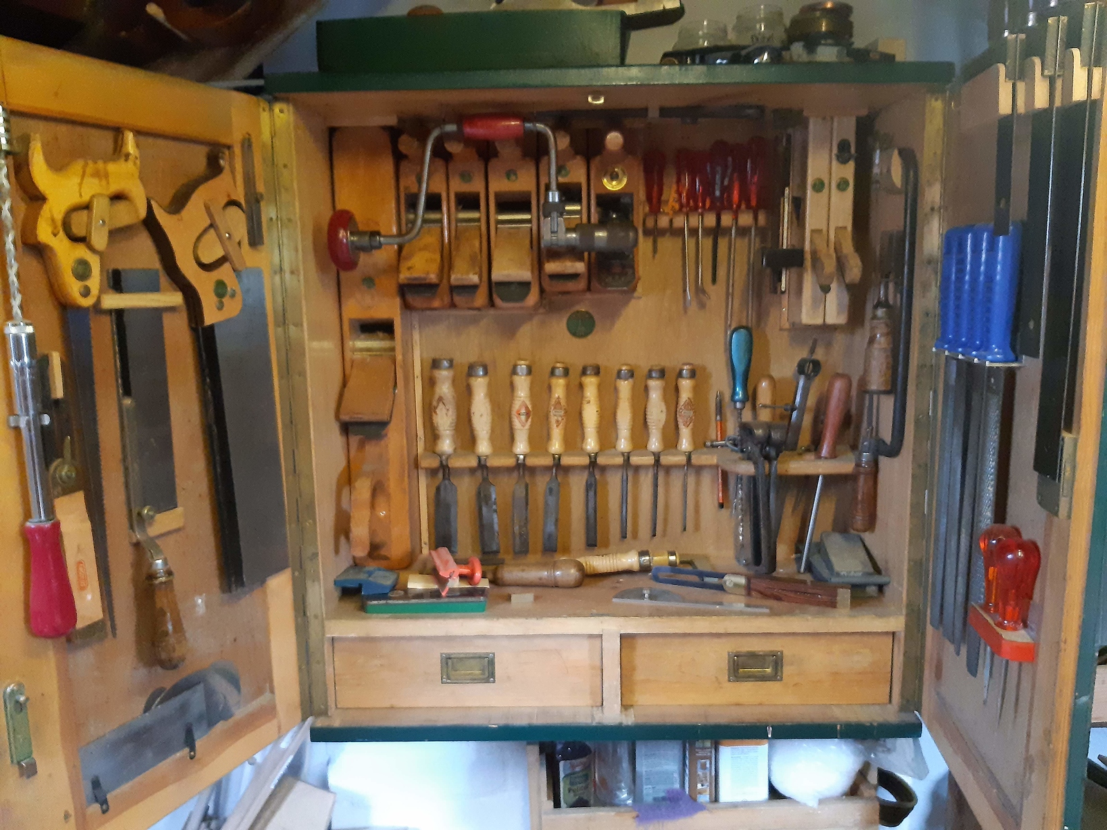 armarios herramientas antiguos
