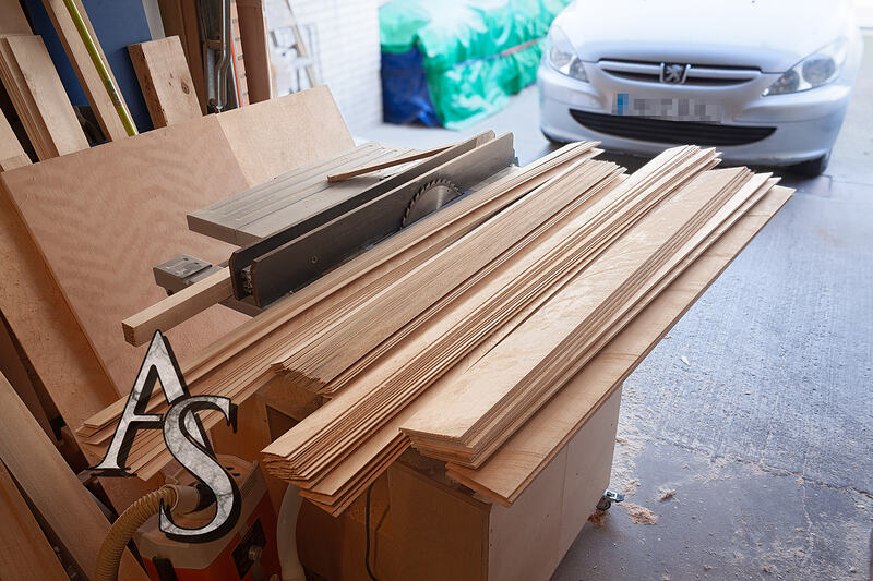 Recuento de lás láminas tras haber sido cortadas.