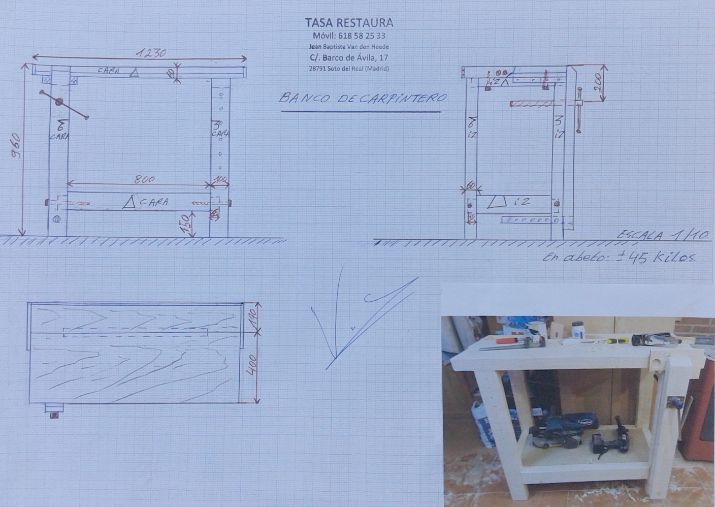 FABRICA TU BANCO DE CARPINTERO - Galería - Foromadera