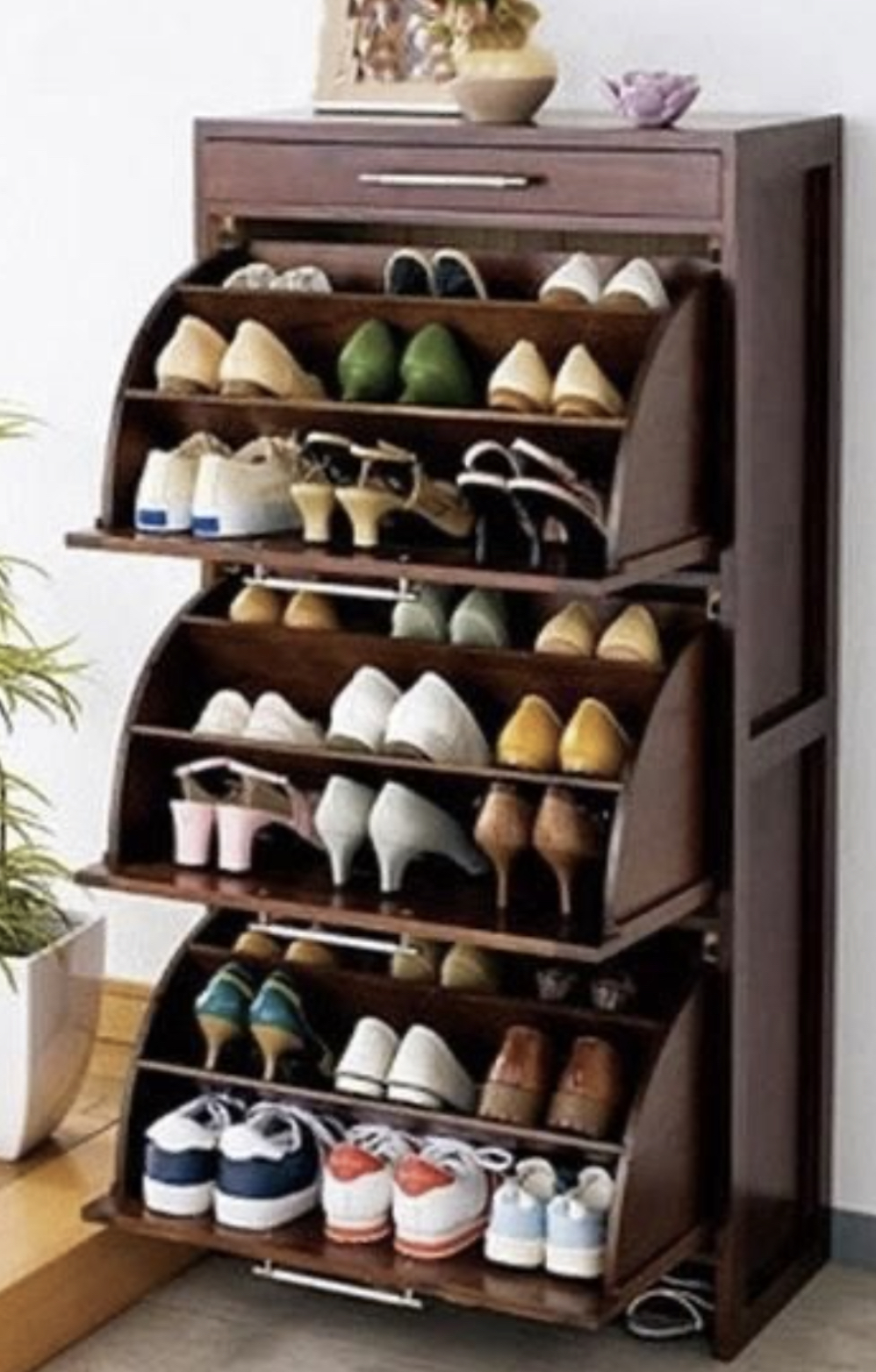 Sistema de bisagras para zapatero general foromadera