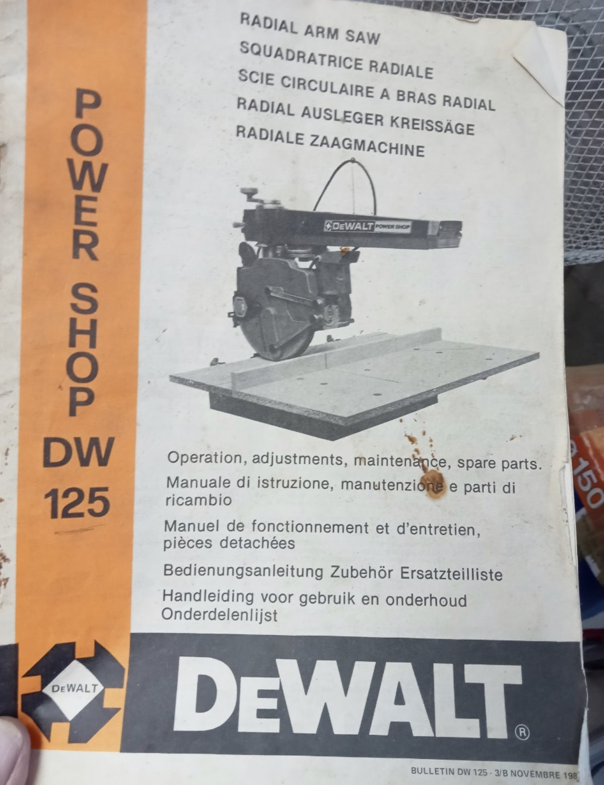 Sierra de brazo radial Dewalt Dw720 - Maquinaria y herramienta eléctrica -  Foromadera